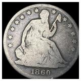1860-S Silver Half Dollar NICELY CIRCULATED