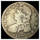 1833 Capped Bust Half Dollar LIGHTLY CIRCULATED