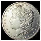 1897 Silver Morgan Dollar UNCIRCULATED