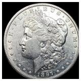 1897-S Silver Morgan Dollar NEARLY UNCIRCULATED