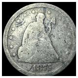 1875 Seated Liberty Half Dollar NICELY CIRCULATED