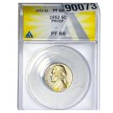 1952 Jefferson Nickel ANACS PF66 PROOF