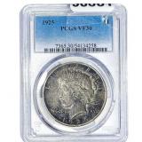 1925 Silver Peace Dollar PCGS VF30