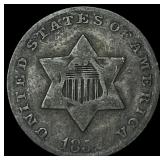 1851 Silver Three-Cent Piece NICELY CIRCULATED