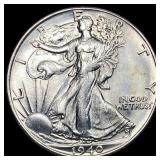 1940-S Silver Half Dollar CHOICE BU