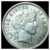 1913 Barber Dime UNCIRCULATED