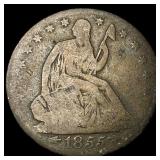 1855 Arrows Seated Liberty Half Dollar NICELY CIRC