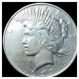 1927 Peace Silver Dollar NEARLY UNCIRCULATED