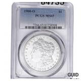 1900-O Morgan Silver Dollar PCGS MS65