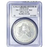 2011-S Morgan Silver Dollar PCGS MS70