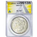 1890-S Morgan Silver Dollar ANACS AU53