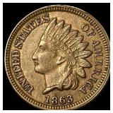 1863 Bronze Indian Head Cent UNCIRCULATED