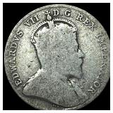 1909 Canada Silver 10 Cents
