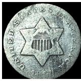 1852 Silver Three-Cent Piece NICELY CIRCULATED