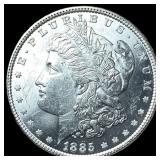 1885 Morgan Silver Dollar GEM BU