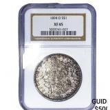 1894-O Morgan Silver Dollar NGC XF45
