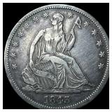 1843-O Silver Half Dollar NEARLY UNCIRCULATED
