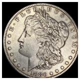 1880-O Micro O Morgan Silver Dollar CLOSELY  UNCI