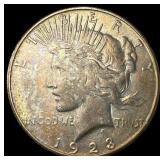 1923-S Peace Silver Dollar ABOUT UNCIRCULATED