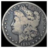1892 Silver Morgan Dollar NICELY CIRCULATED