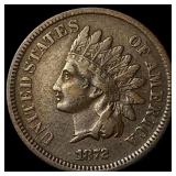1872 Indian Head Cent LIGHTLY CIRCULATED