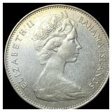 1966 Bahamas Silver Dollar