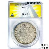 1897-O Morgan Silver Dollar ANACS EF45