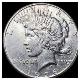 1926 Silver Peace Dollar CLOSELY UNCIRCULATED