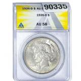 1926-D Silver Peace Dollar ANACS AU58