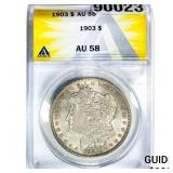 1903 Morgan Silver Dollar ANACS AU58