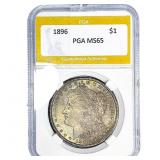 1896 Morgan Silver Dollar PGA MS65