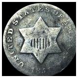 1851 Silver Three-Cent Piece NICELY CIRCULATED