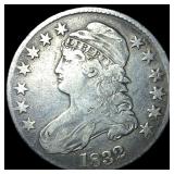 1832 Capped Bust Half Dollar LIGHTLY CIRCULATED