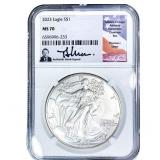2023 Silver Eagle NGC MS70