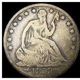 1853-O Silver Seated Liberty Half Dollar NICELY CI