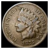 1875 Indian Head Cent NEARLY UNCIRCULATED