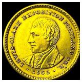 1905 Gold Lewis and Clark Exposition Dollar HIGH G