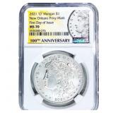 2021-O Morgan Silver Dollar NGC MS70