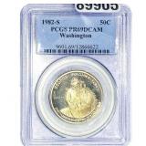 1982-S 50C Washington PCGS PR69 DCAM