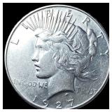 1927-S Silver Peace Dollar CLOSELY UNCIRCULATED