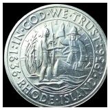 1936 Silver Rhode Island Half Dollar UNCIRCULATED