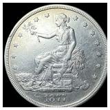 1877-S Silver Trade Dollar CLOSELY UNCIRCULATED
