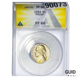 1952 Jefferson Nickel ANACS PF66 PROOF