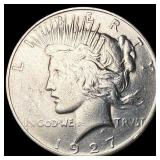 1927 Silver Peace Dollar CLOSELY UNCIRCULATED