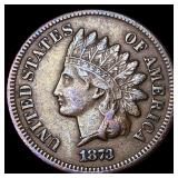 1873 Indian Head Cent NEARLY UNCIRCULATED