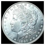 1887 Morgan Silver Dollar GEM BU