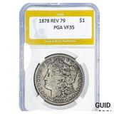 1878 REV 79 Morgan Silver Dollar PGA VF35