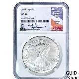 2023 Silver Eagle NGC MS70