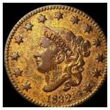 1832 Coronet Head Large Cent NEARLY  UNCIRCULATED