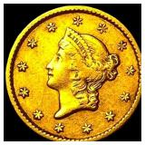 1851 Gold $1 Type 1 NEARLY UNCIRCULATED